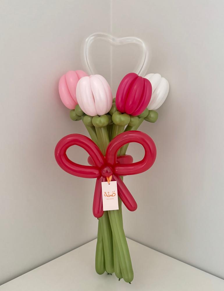 Heart bouquet for Valentine's Day
