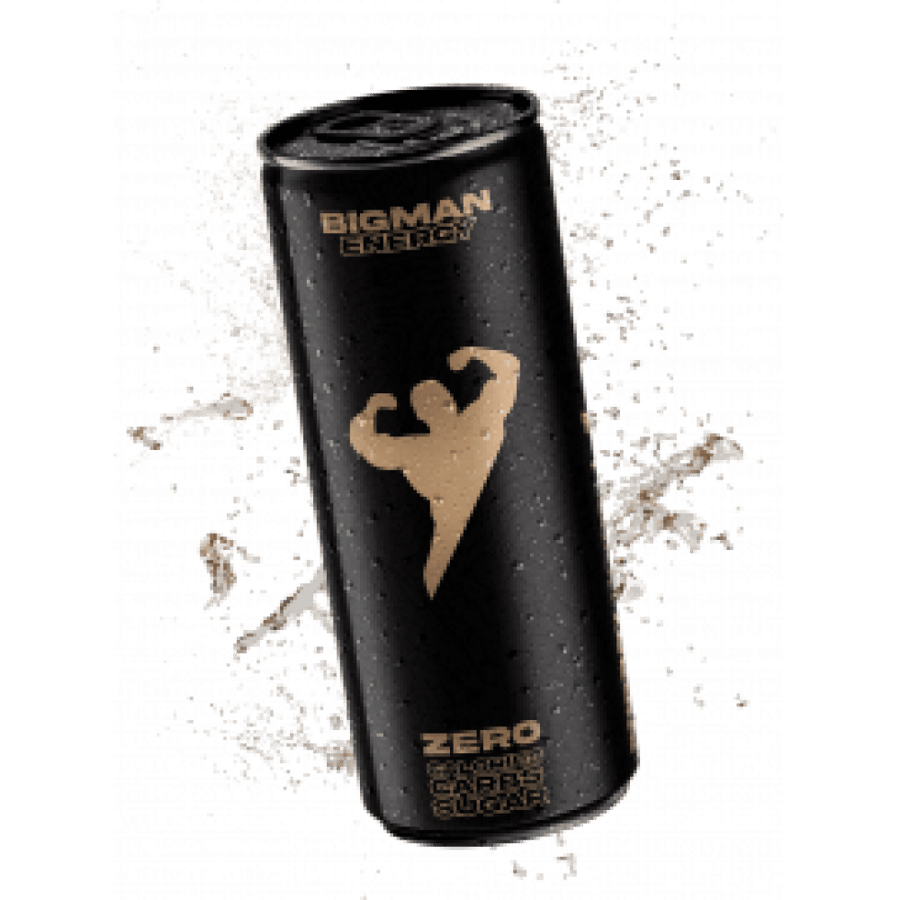 مشروب طاقه بيق مان زيرو BIGMAN ENERGY Zero Sugar