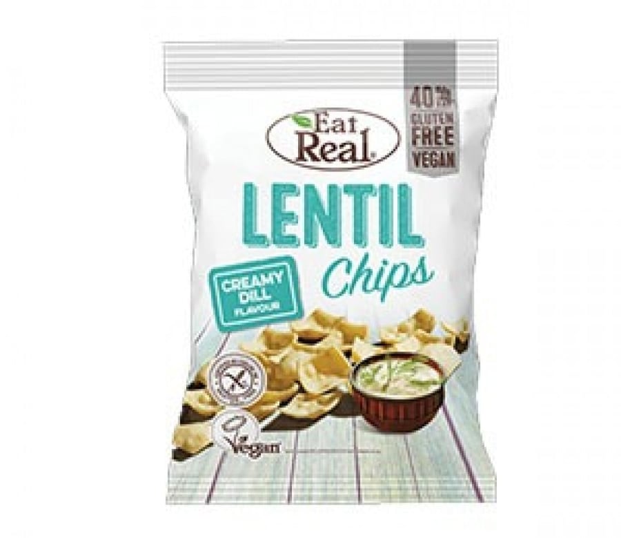 شيبس EATREAL رقائق العدس