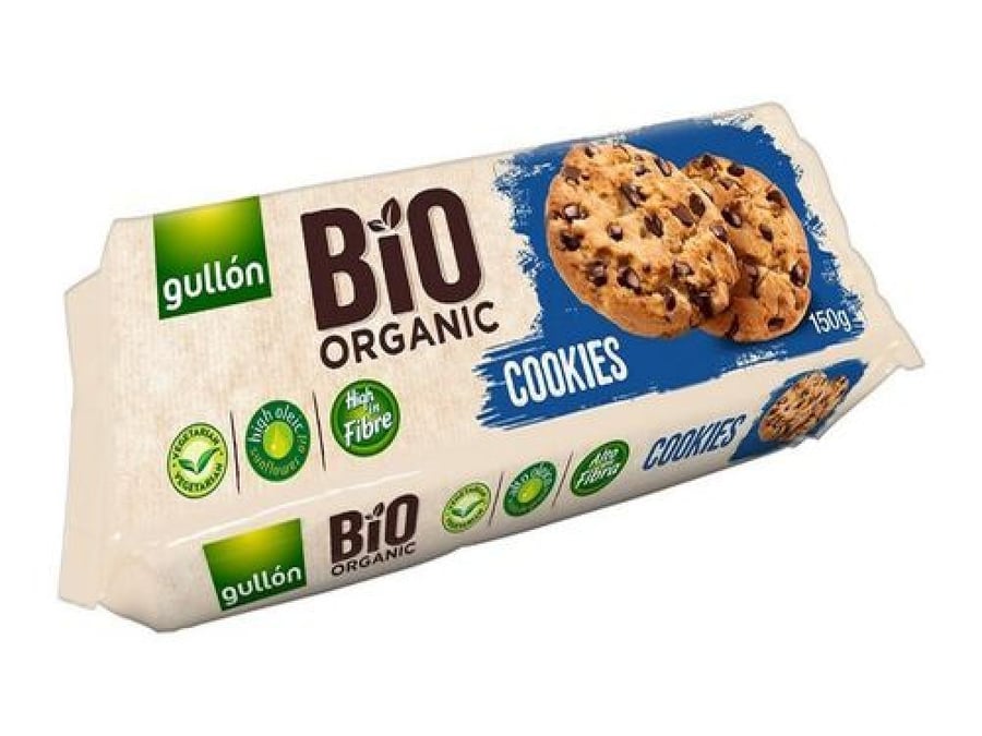 جولن كوكيز عضوي برقائق الشوكولاته 150 جرام gullon bio ORGANIC