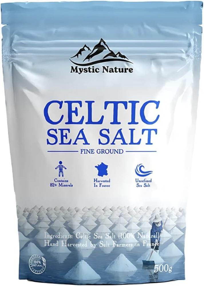Fine ground sea salt, 500 grams, Celtic Harvest