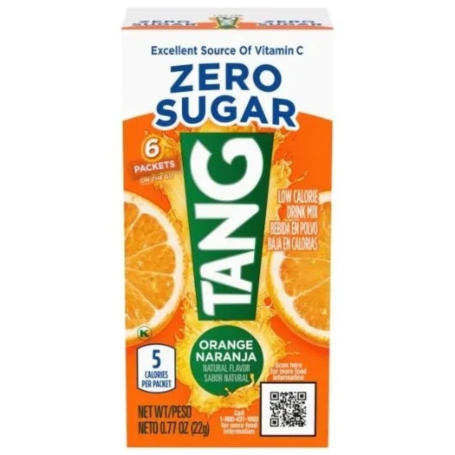 منكهة مياة تانج برتقال خالي السكر فيتامين سي TANG ZERO SUGAR
