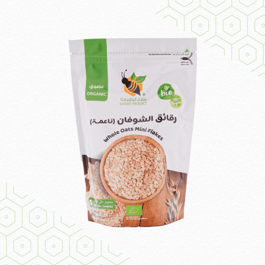 Organic fine oatmeal flakes NATURE PRODUCT