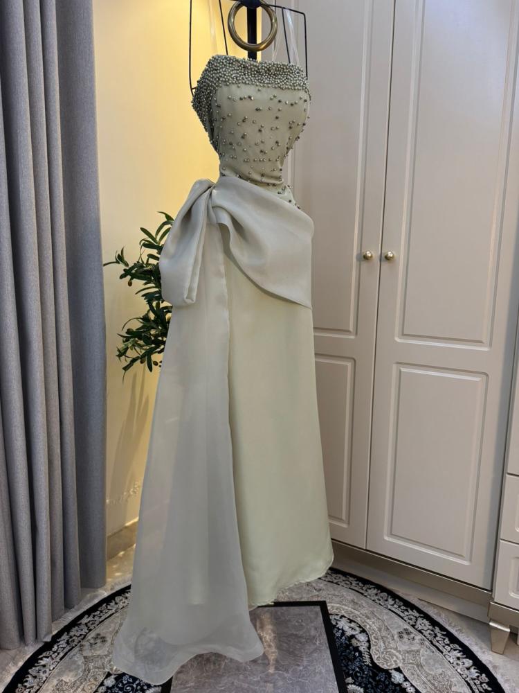 Olive green dress