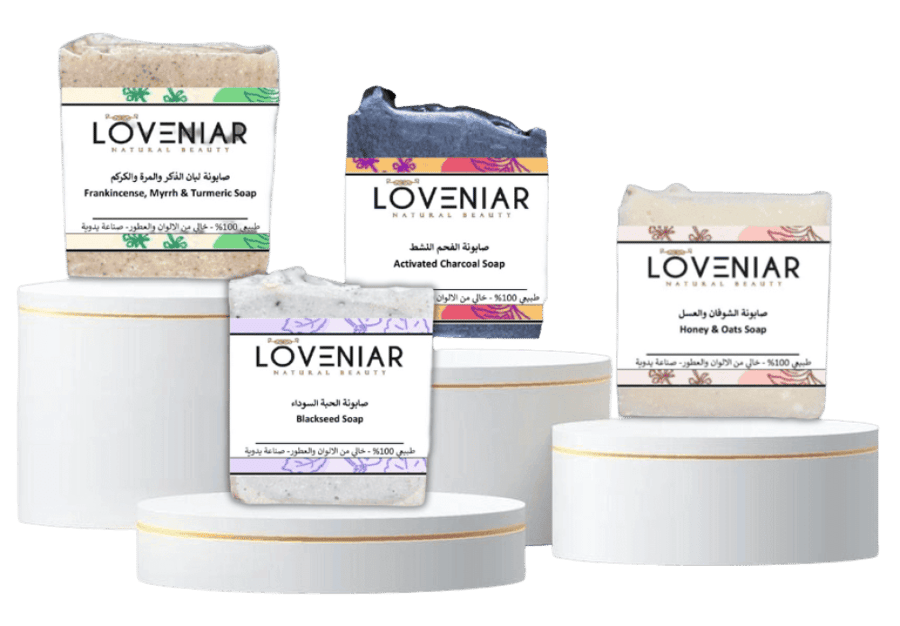 بكج الصابون الطبيعي من LOVENIAR – نقاء الطبيعة بين يديك