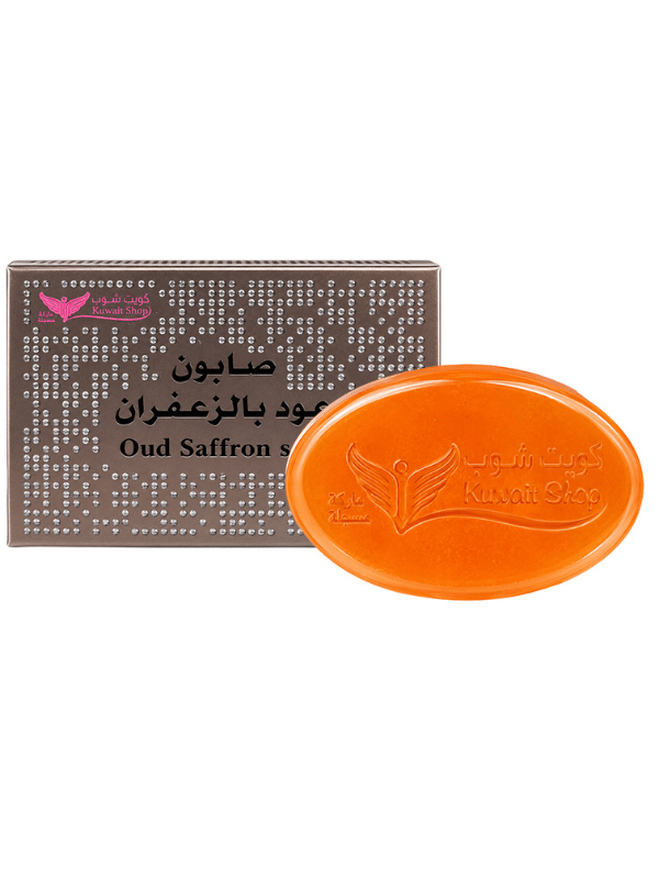 صابونة كويت شوب بالعود والزعفران 100 جرام