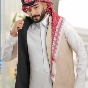 سديري رجالي  دبل فيس لون اسود بيج