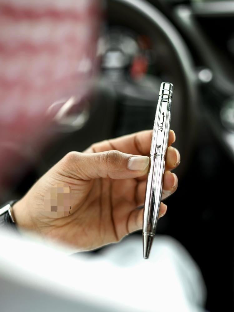 A pen with the name as requested