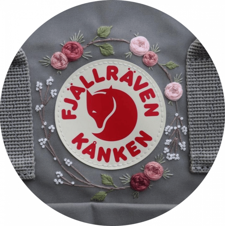 Embroider flowers