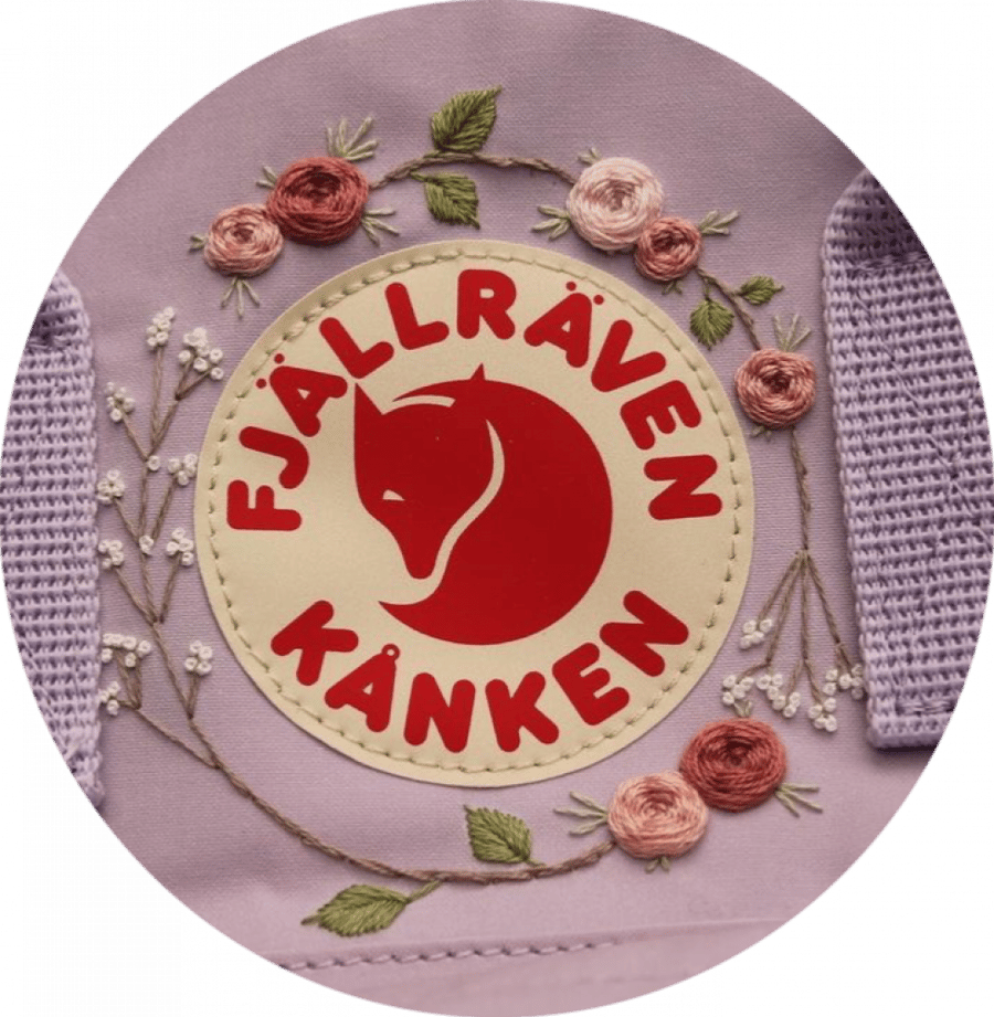 Embroider flowers