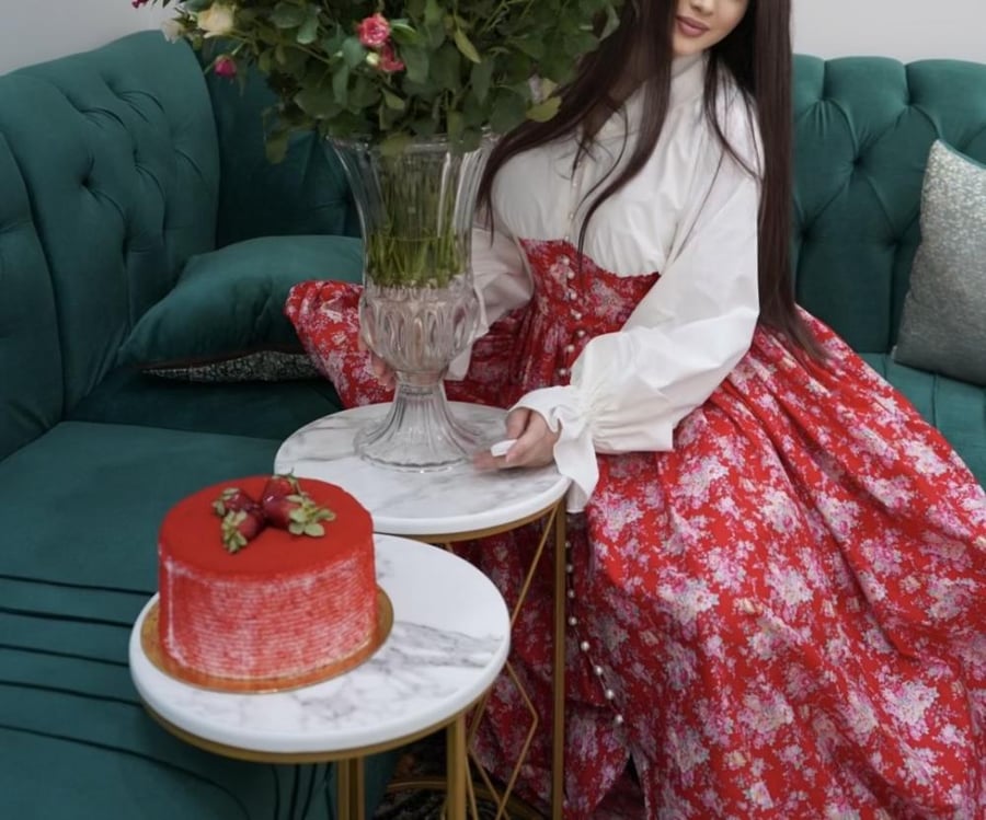 Red/white cotton