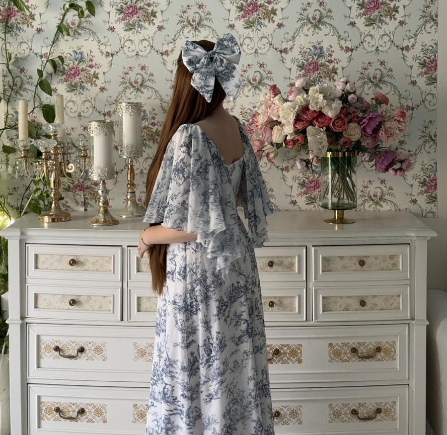Chiffon Bleu vintage