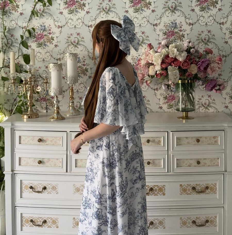 Chiffon Bleu vintage