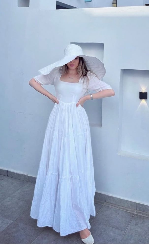 White(No Corset )