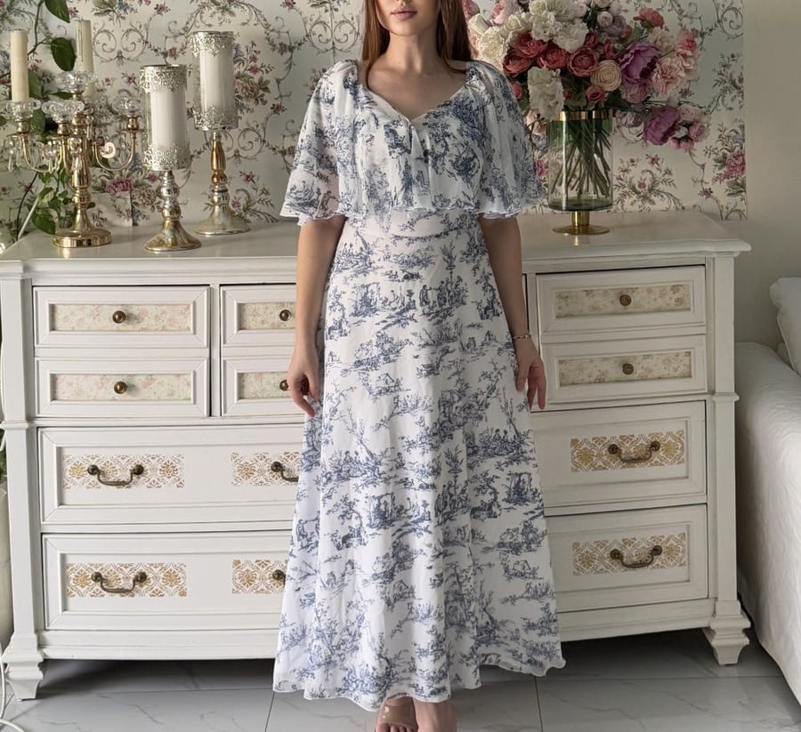 Chiffon Bleu vintage