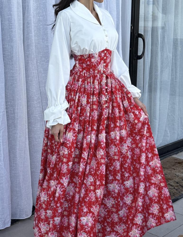 Red/white cotton