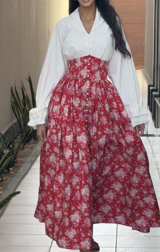 Red/white cotton