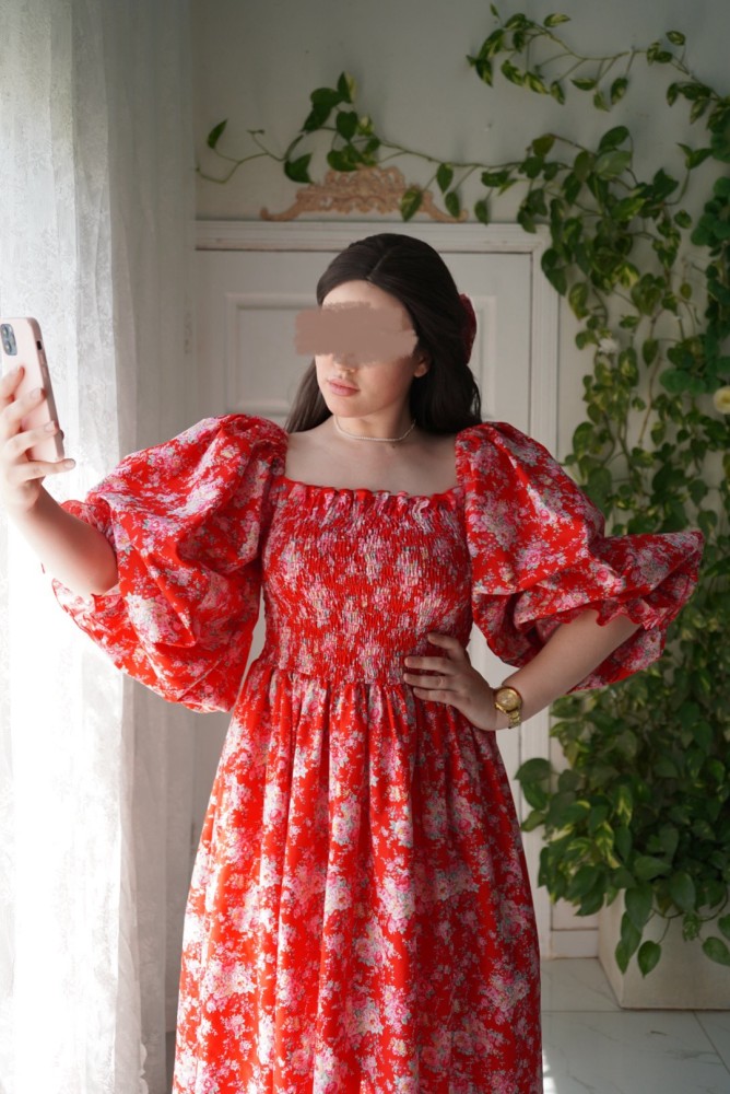 Red dress