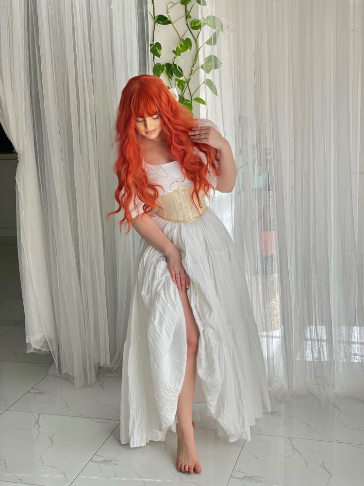 White(No Corset )
