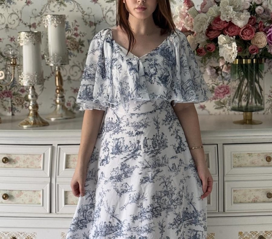 Chiffon Bleu vintage