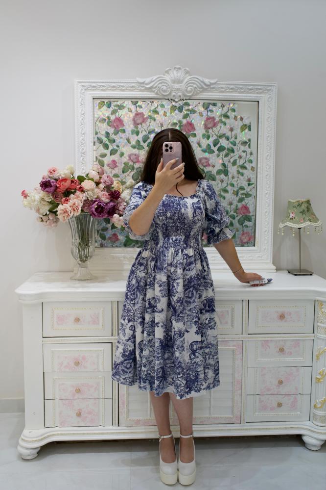 Bleu vintage dress