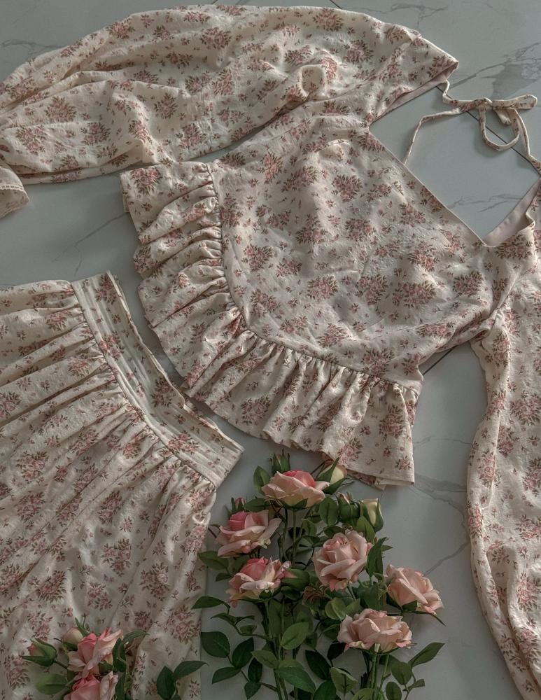 Vintage floral dress