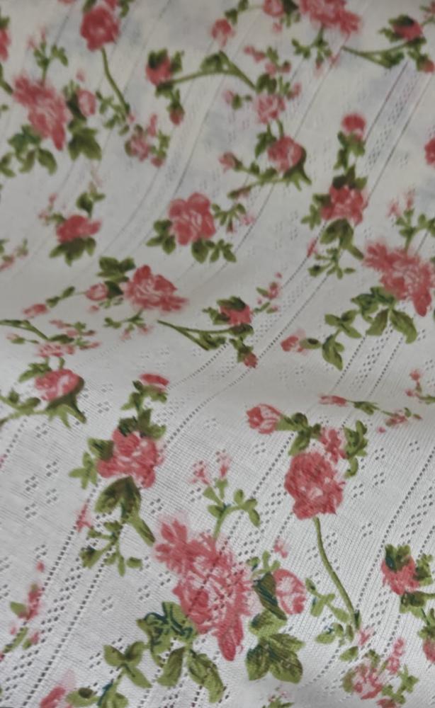 100%cotton”(vertical bar rib jacquard fabric (Fabric