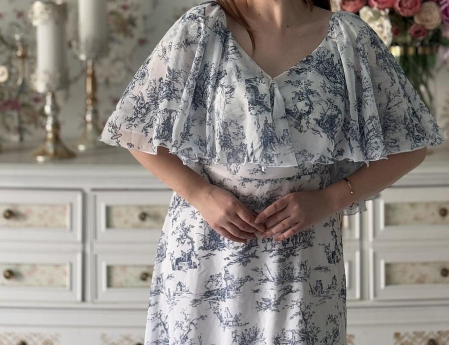 Chiffon Bleu vintage