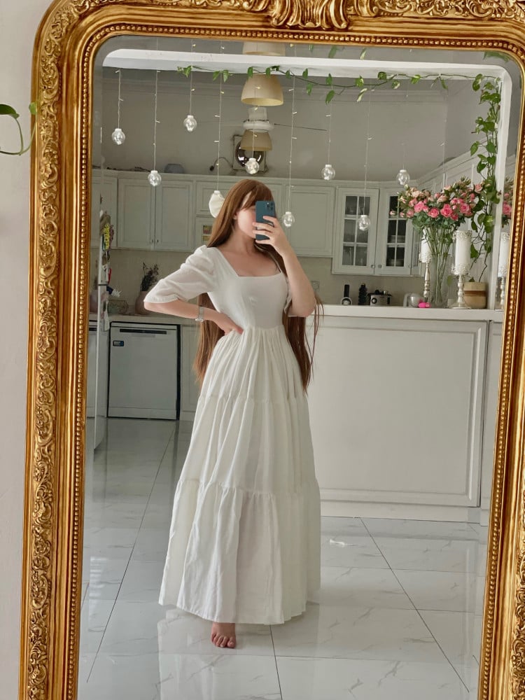 White(No Corset )