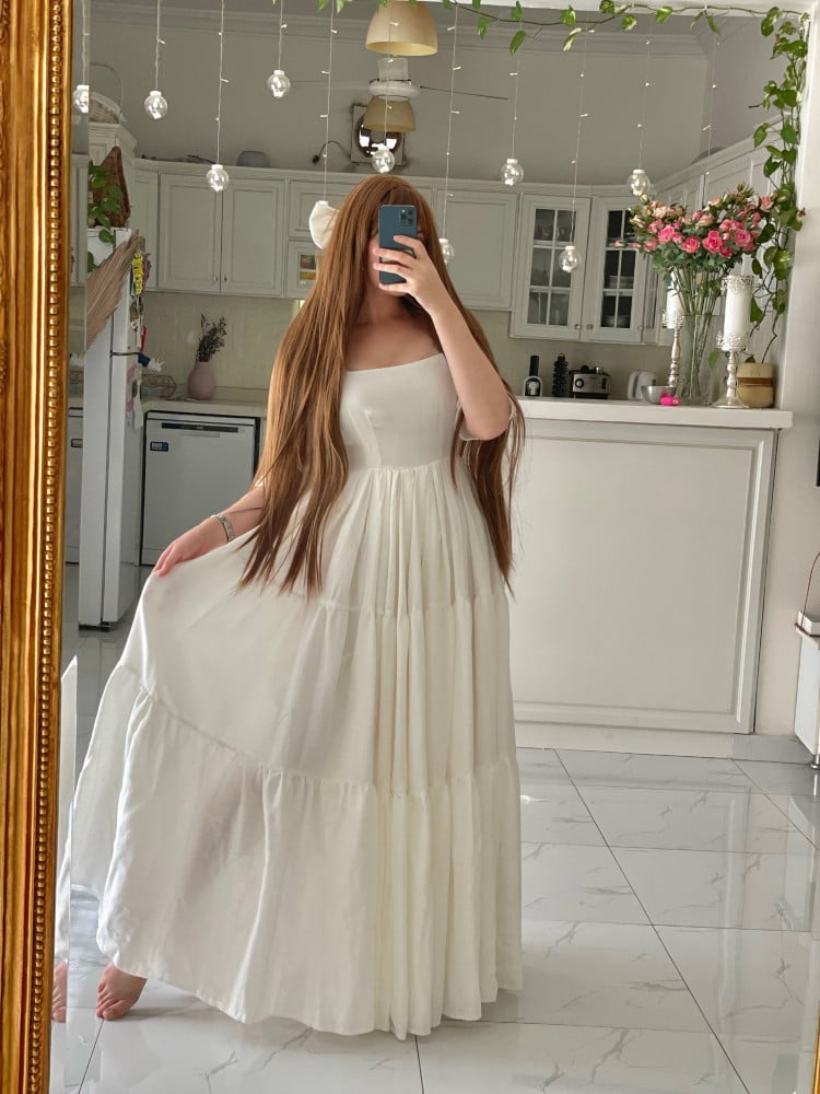 White(No Corset )