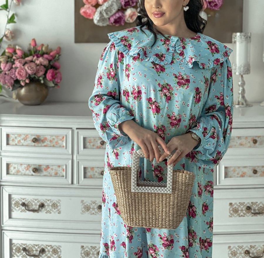 Bleu floral