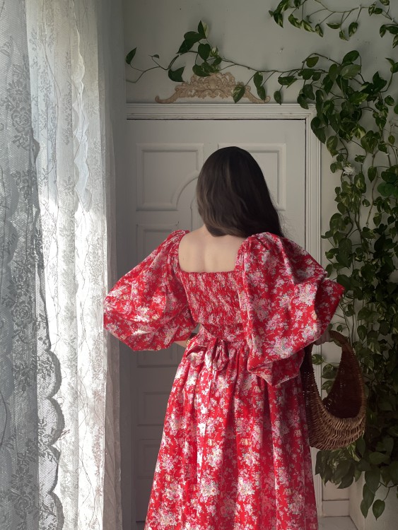 Red dress