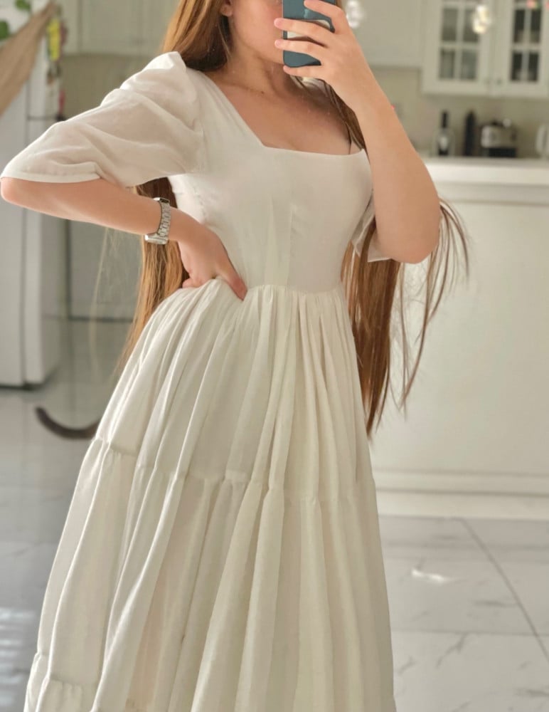 White(No Corset )
