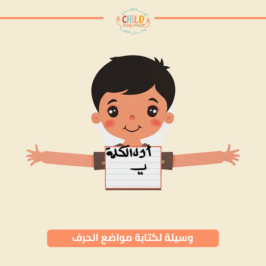 وسيلة لكتابة مواضع الحرف