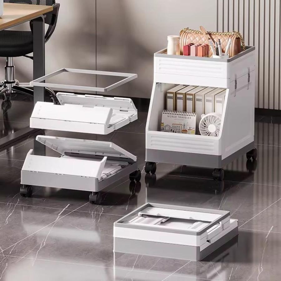 Foldable organizing rack