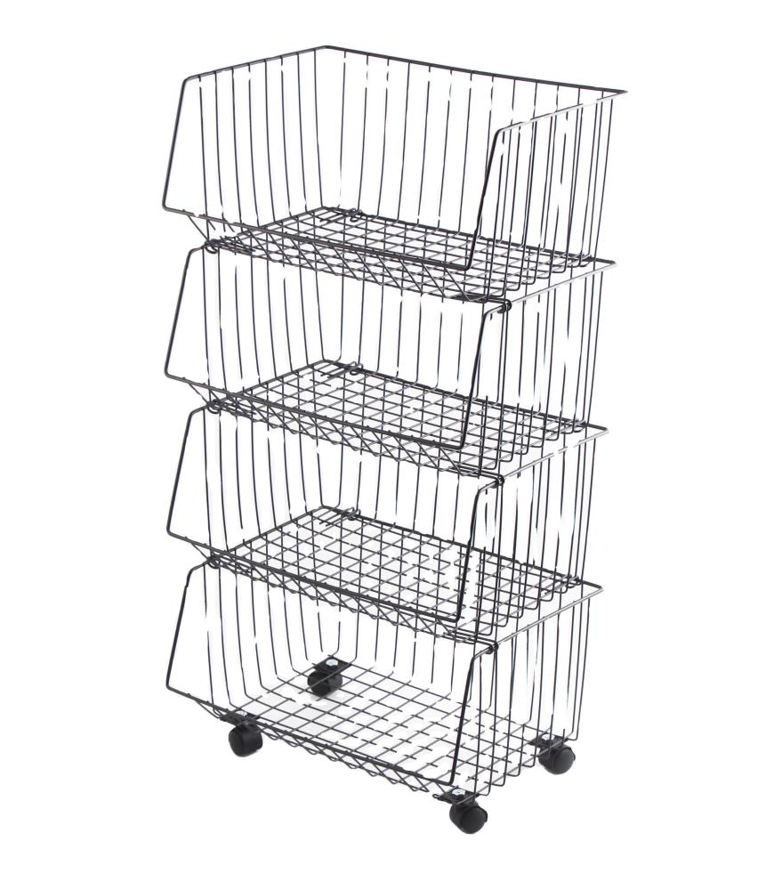 Organizational shelves in various sizes