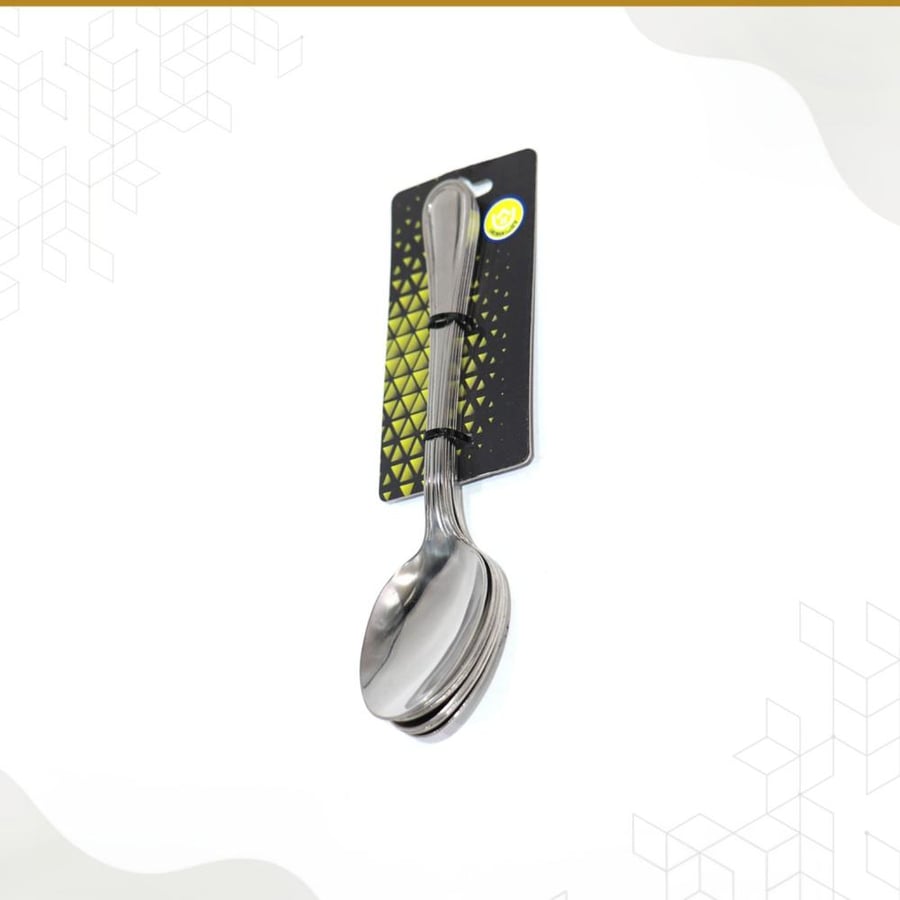 Set of 6 spoons (stainless steel)