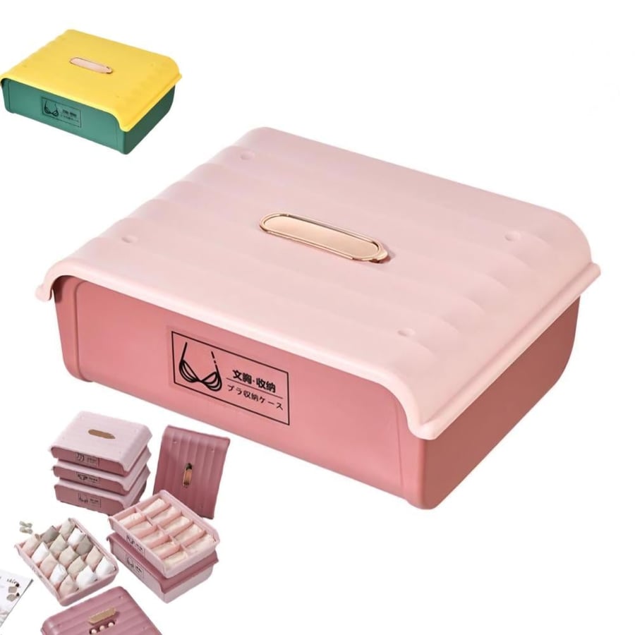Clothing storage box for underwear
