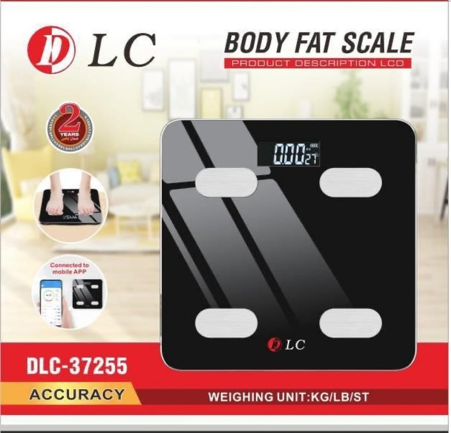 Smart electronic scale for measuring body fat