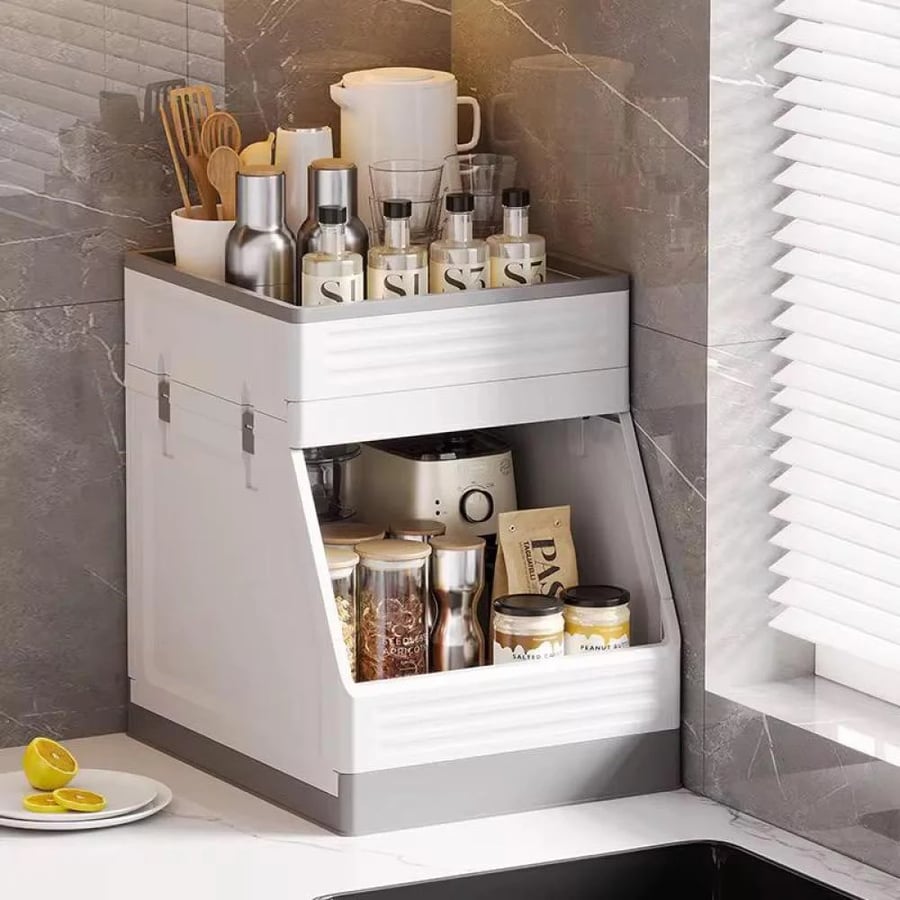 Foldable organizing rack