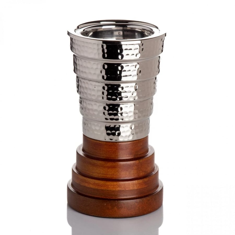 Indian incense holder (silver and wooden)