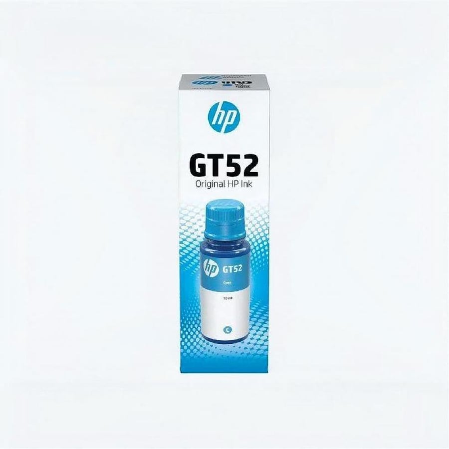 HP GT52 Cyan / عبوة حبر طابعة / أزرق
