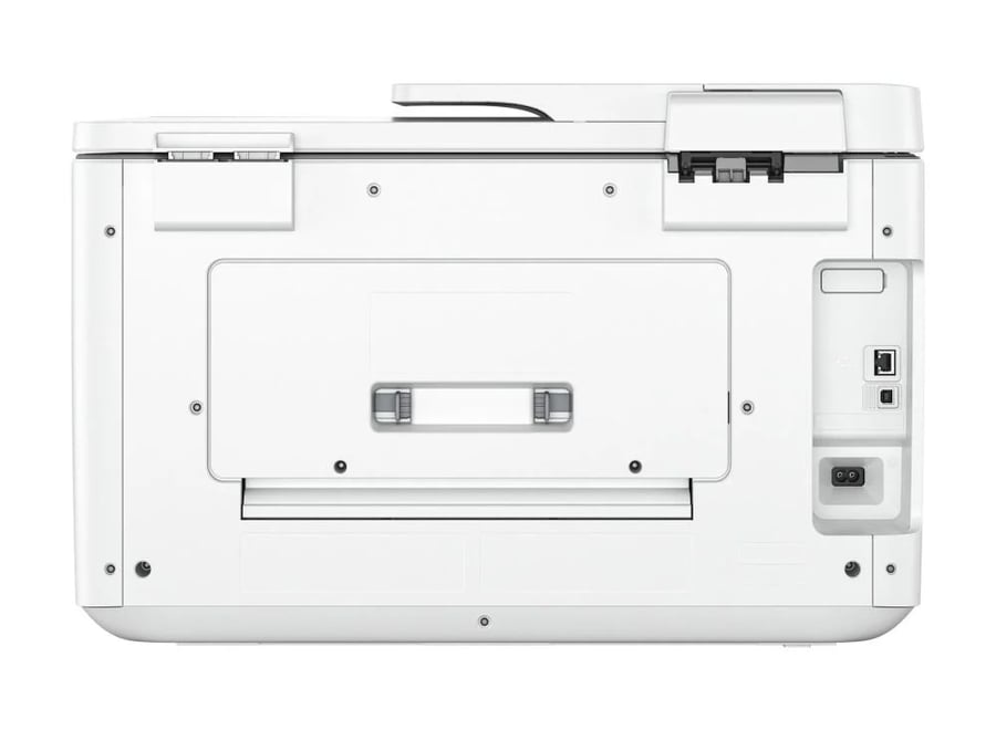 طابعة HP OfficeJet Pro 9730 A3 - طباعة، نسخ، مسح ضوئي، فاكس، دعم Wi-Fi و Bluetooth، سرعة عالية، طباعة على الوجهين