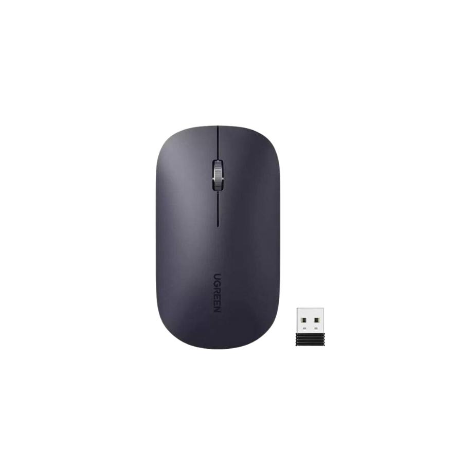 Wireless portable mouse Ugreen / 2.4 GHz / Silent - Black