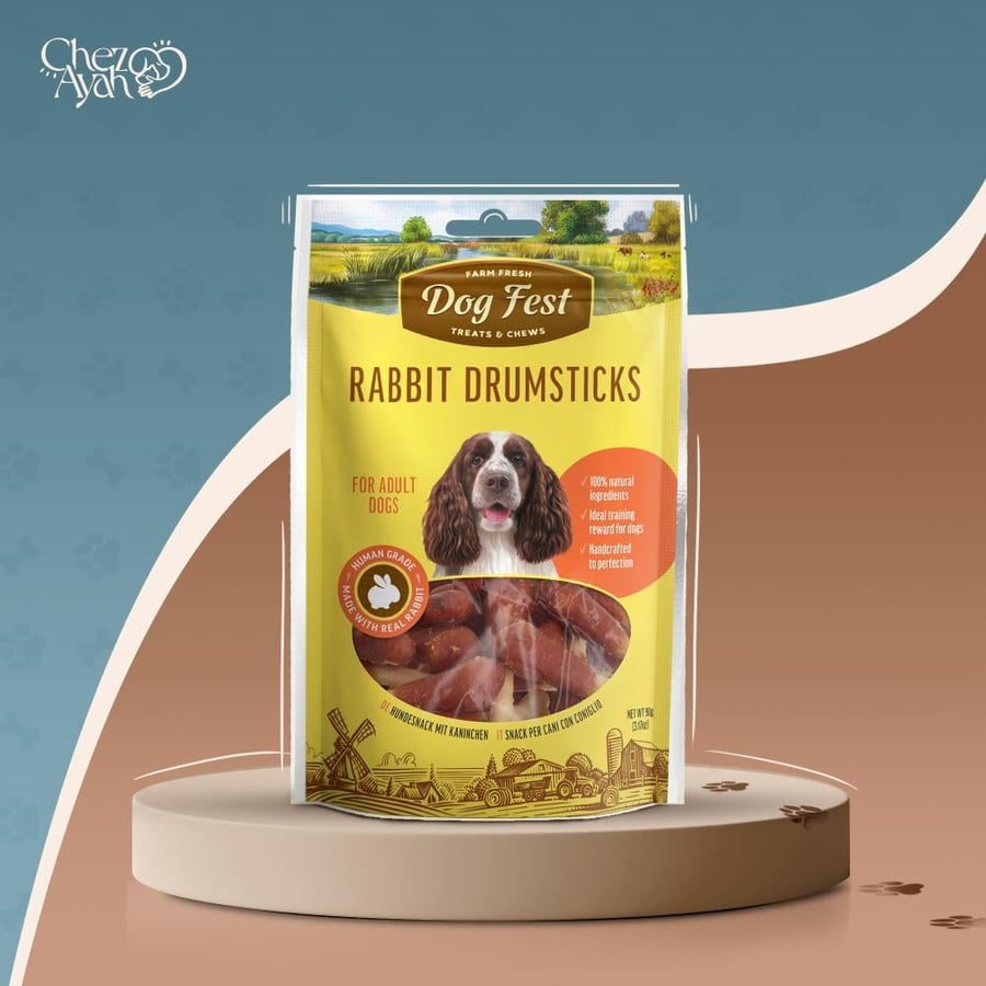 Dogfest Treats - Rabbit Drumsticks