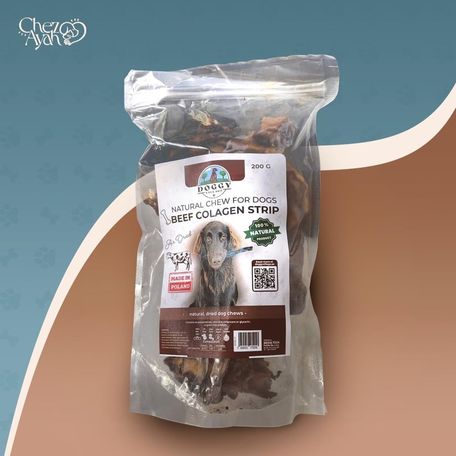 Doggy Village Collagen Beef Strips – DV 7505 - 200G
