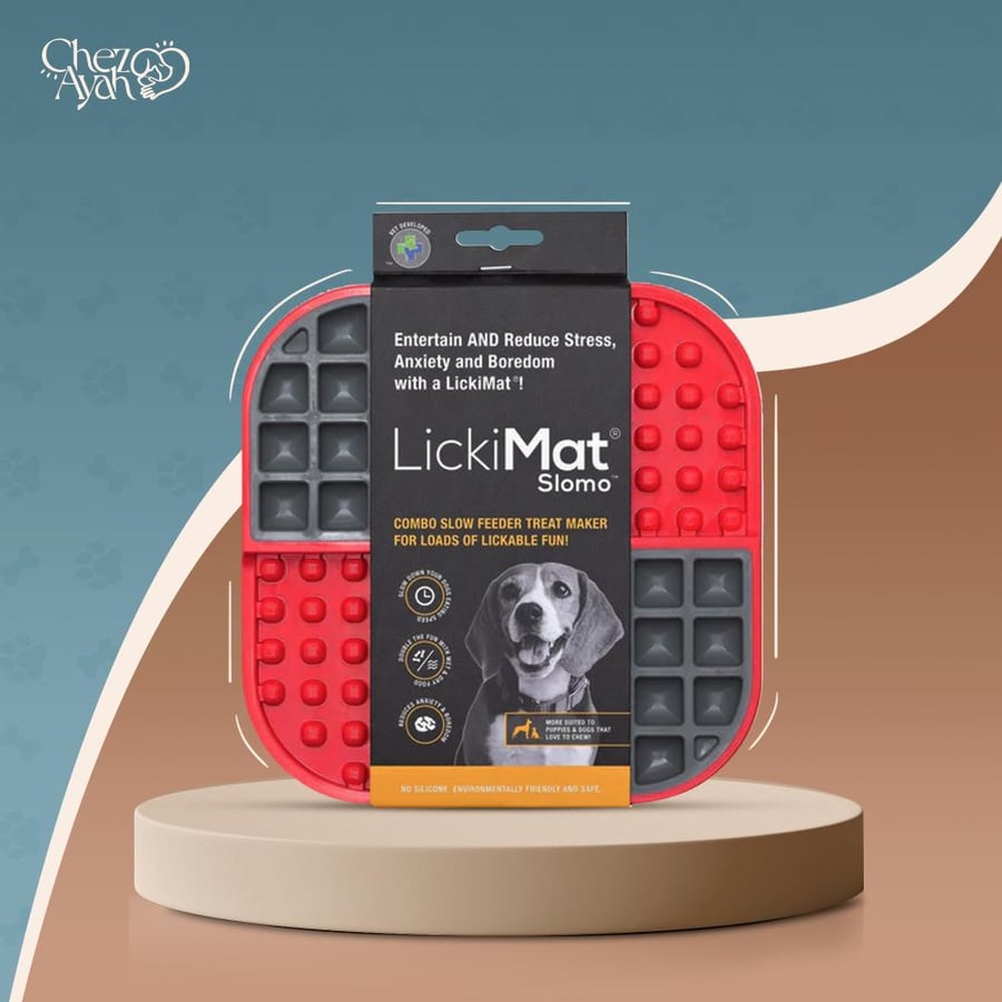 Lickimat Slomo Red Dog