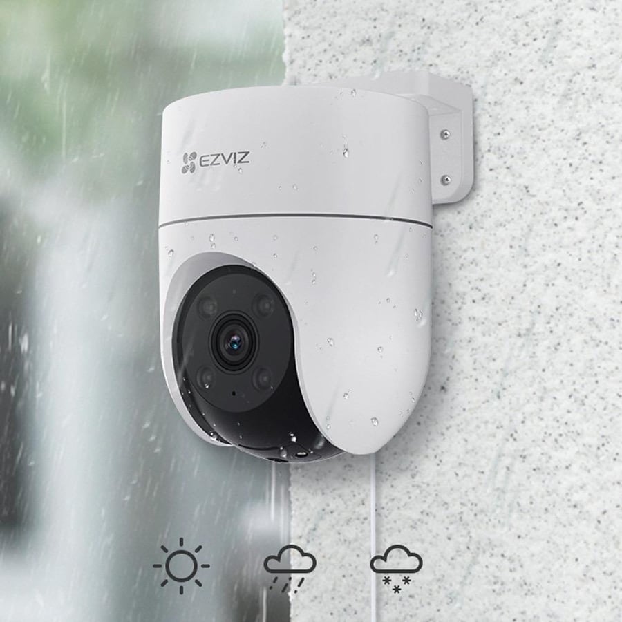 عدد 4 كاميرا مراقبة خارجية متحركة تعمل علي الواي فاي Ezviz H8C