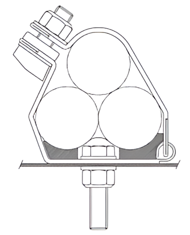 CABLE CALMP EO/D 32-38MM