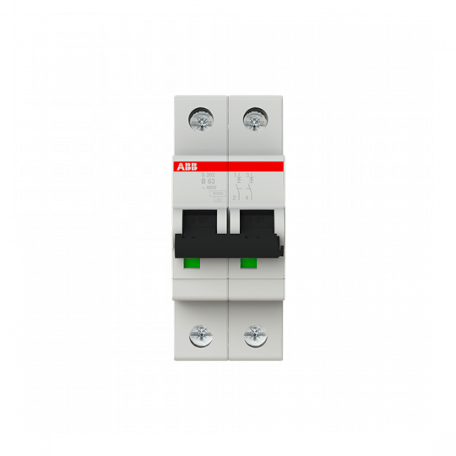 مفتاح 63 امبير 2 خط - MCB 63 AMP 2 POLE